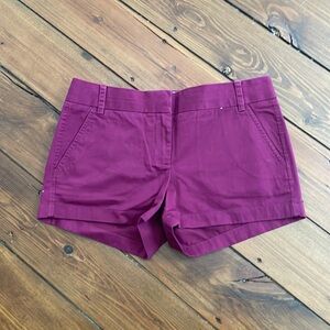 J crew chino size 6 shorts 3” inseam